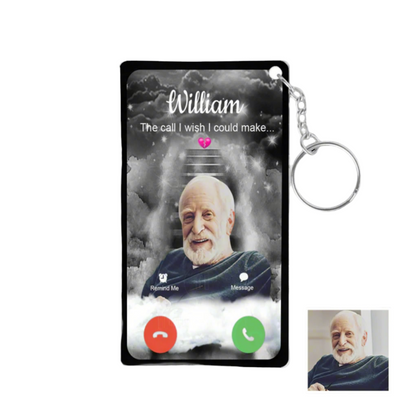 Phone Call Memorial keychain