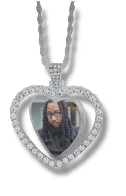 Bezel Spinning Necklace